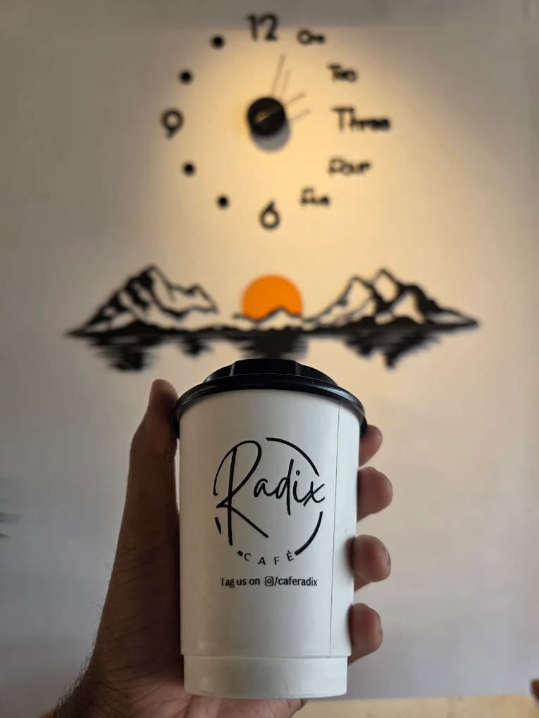Clock and Coffee Cup